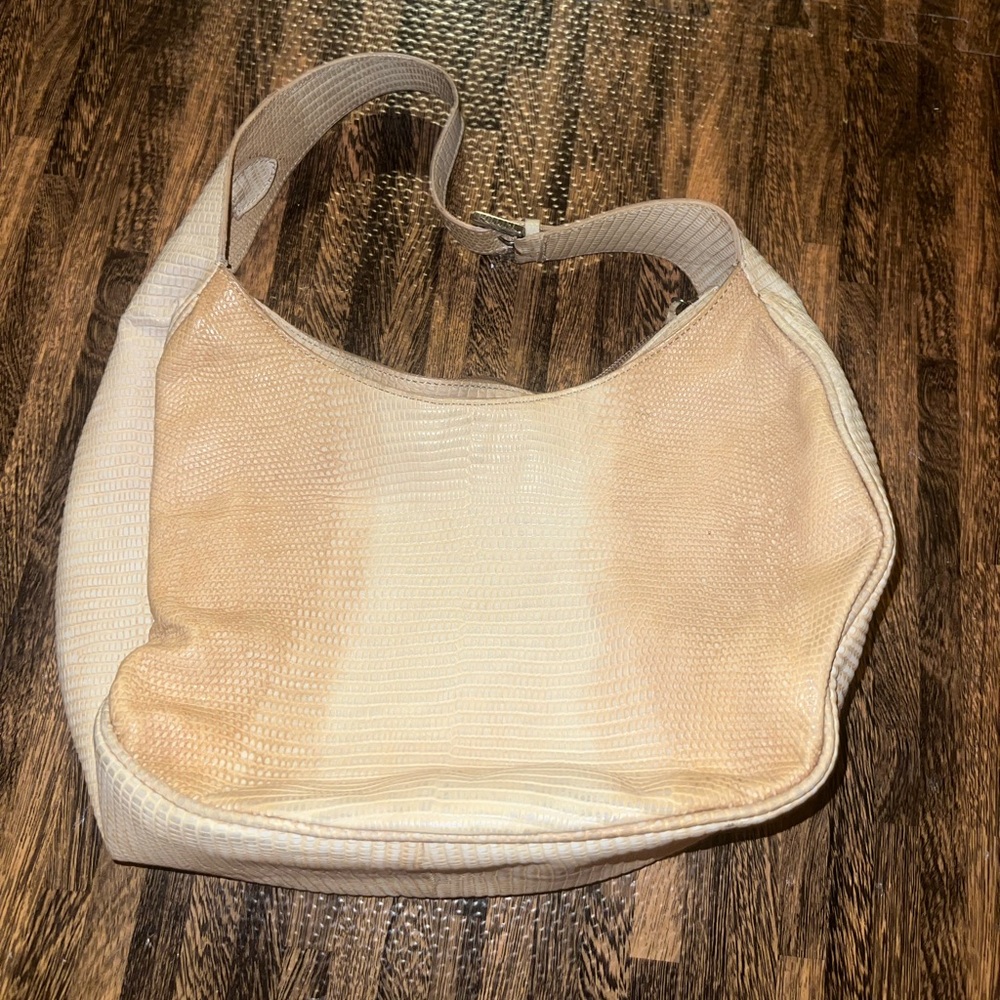 Vintage style Pollini made in Italy shoulder boho purse